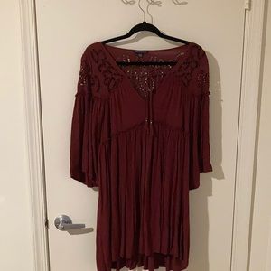 Maroon American Eagle Dress